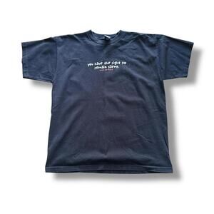 Vintage Black You Have the Right to Remain Silent Humor Tee